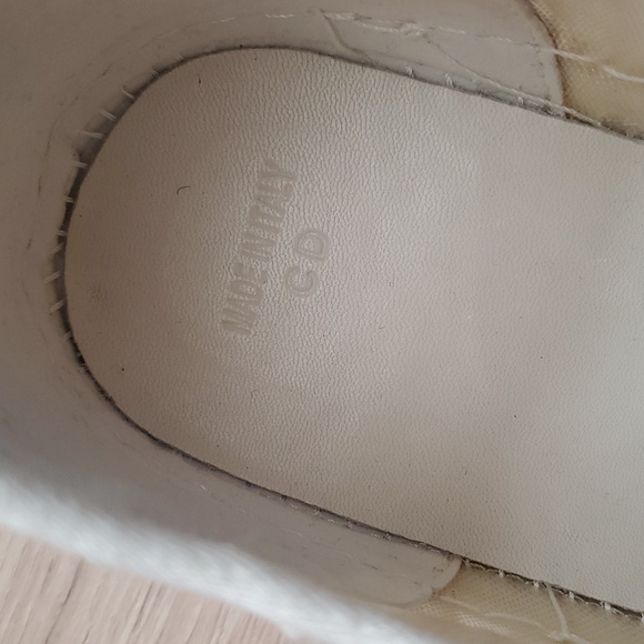 Christian Dior White Lace Sneakers Size 38 - Picture 8 of 13